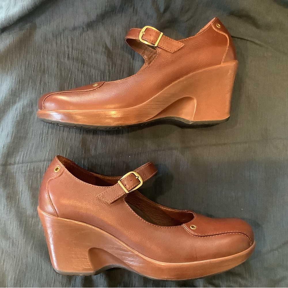 Dansko Nelly heels Mary jane brown size 40